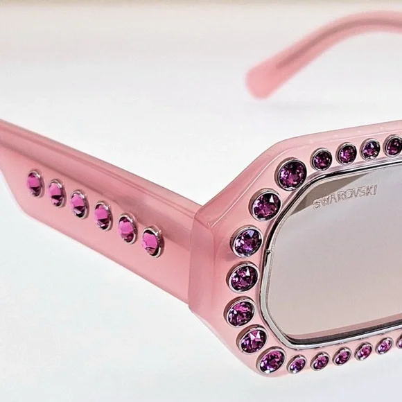 Swarovski Crystal Geometric Sunglasses - Picture 6 of 10